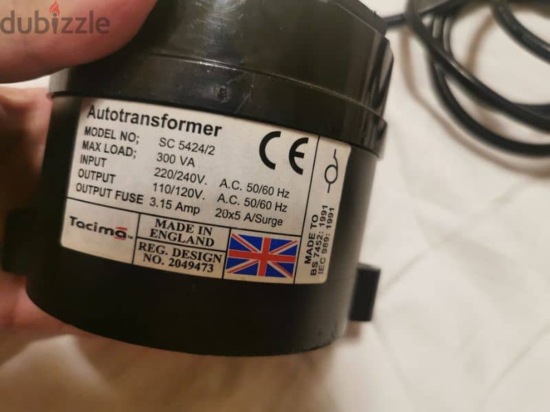 Auto transformer - Tacima brand for 8bhd 10