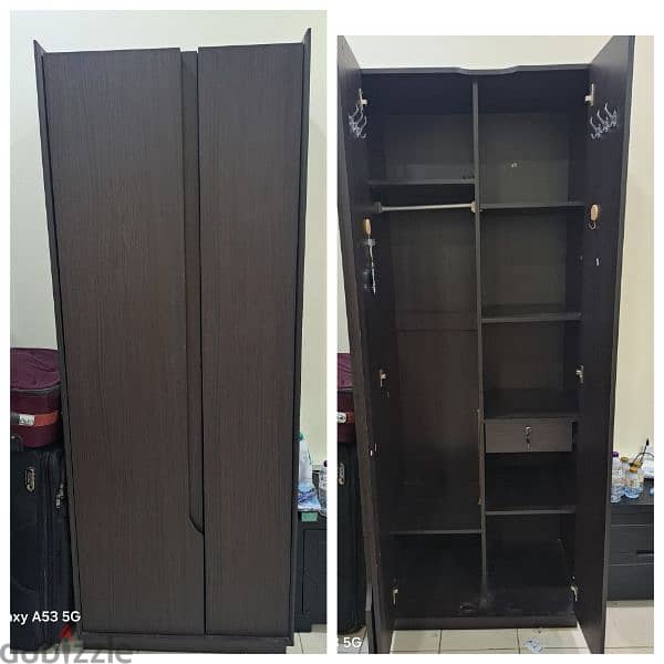 2 door cupboard and other household items for sale with delivery 0