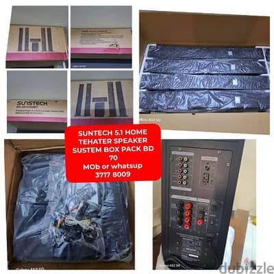 SUNSTECH 5.1 HOME THEATRE SPEAKER SYSTEM  BOX PACK