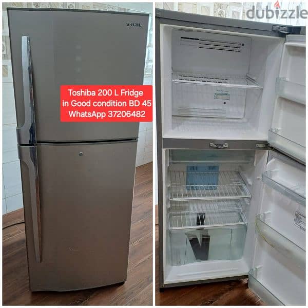 Variety of Fridge , Toshiba 680 L large size Frideg and other items 2