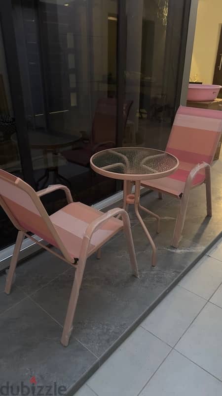 2 Seater + 1 Table Balcony Set 2