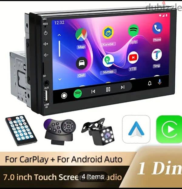 MP5 7" Touch Screen brand new Car Stereo with Remote % back camera 0