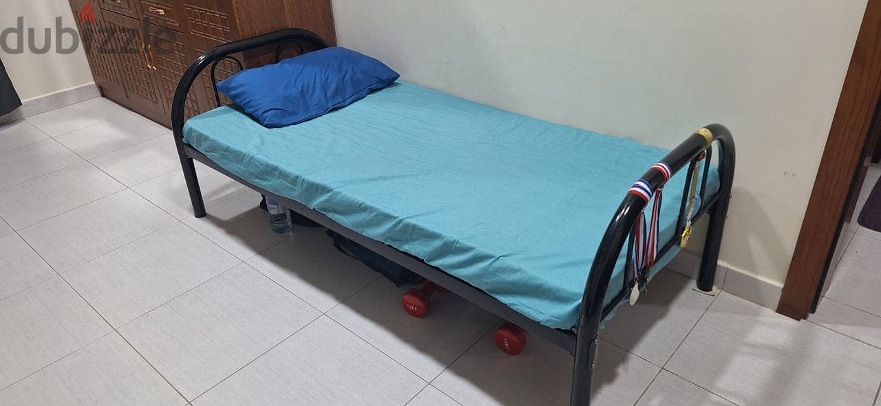 bed for sale without mattress 10 BD 0