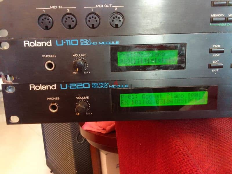 Roland U-110, Roland U-220, Roland A-880 1