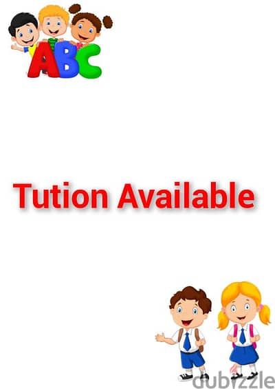 Tution Available