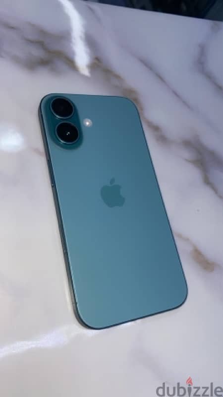 IPHONE 16 TEAL 256GB 100% BATTERY  CYCLE COUNT 4 2