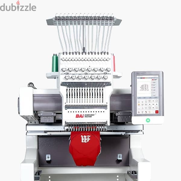 BAi VISION V22 Single-Head Commercial Embroidery Machine Slightly Used 0