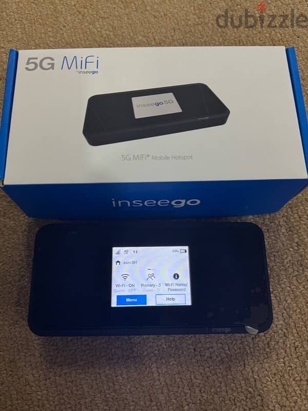 Portable MiFi 5g router Touch 10 hr battery backup new 5