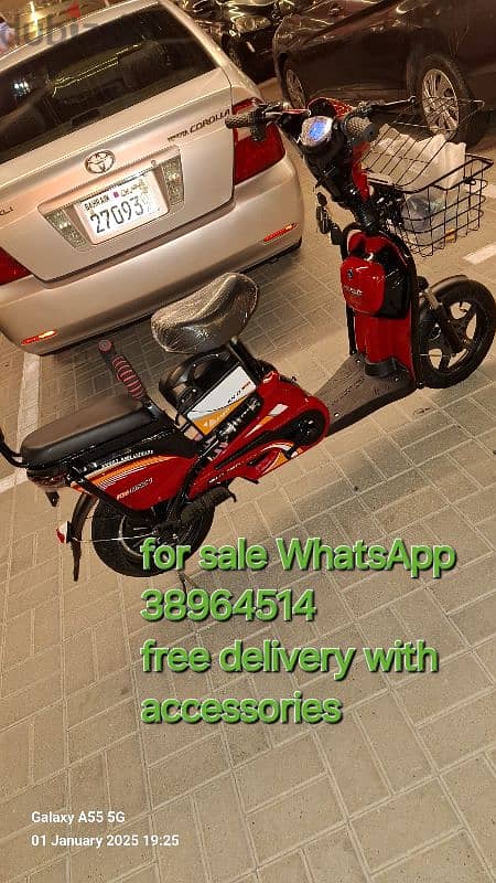 Electric scooter 25% ducunt just WhatsApp 9