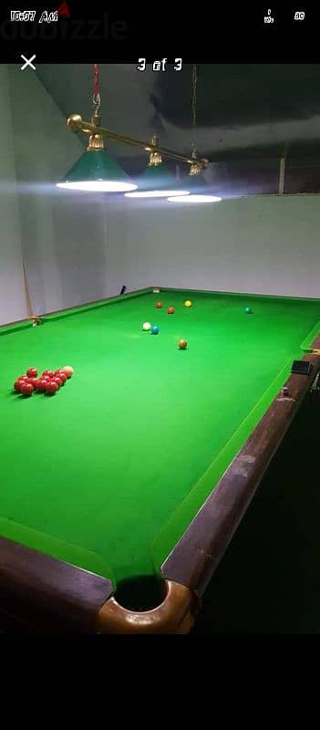 Snooker table for sale