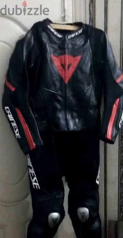 Riding leather suit