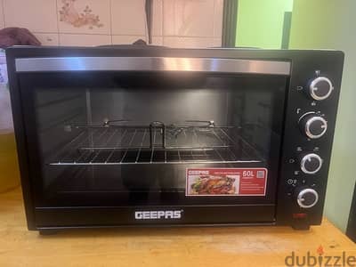 Geepas Grill Maker and oven  1 week used with new box