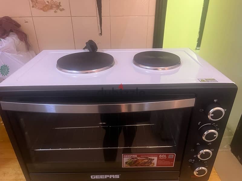 Geepas Grill Maker and oven  1 week used with new box 3