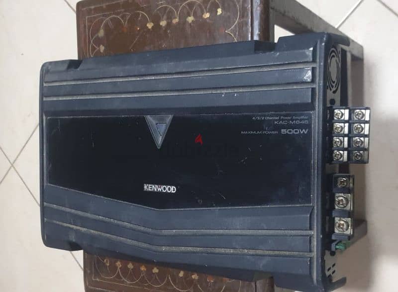 Kenwood Subwoofer and kenwood amplifier 4 channel 1