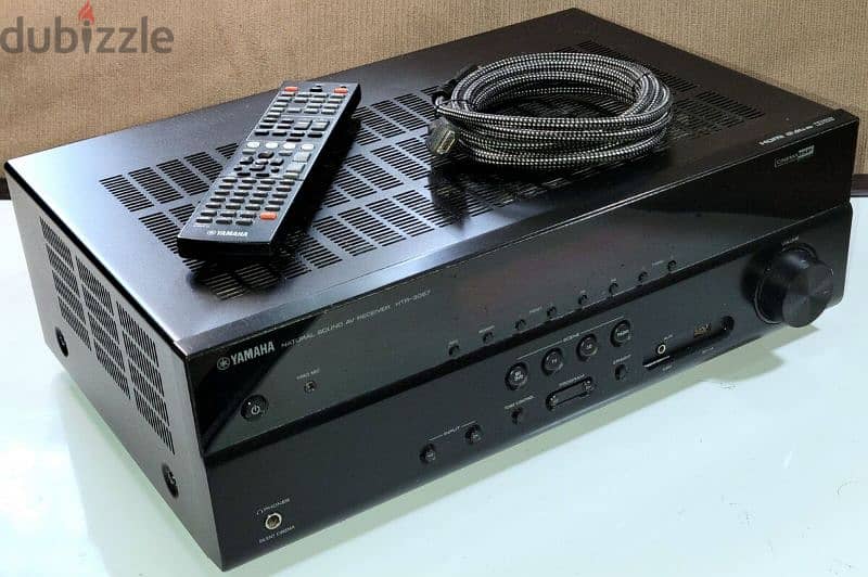 Yamaha HTR 2067 High quality AVR with speaker with woofer 2