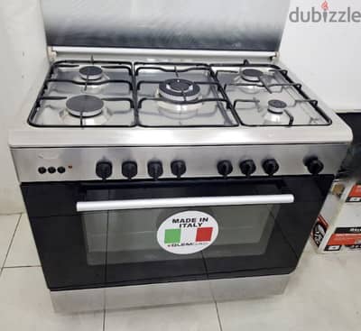 GlemGas Italy 5 Burner 60x90 (USED) Good Working Condition