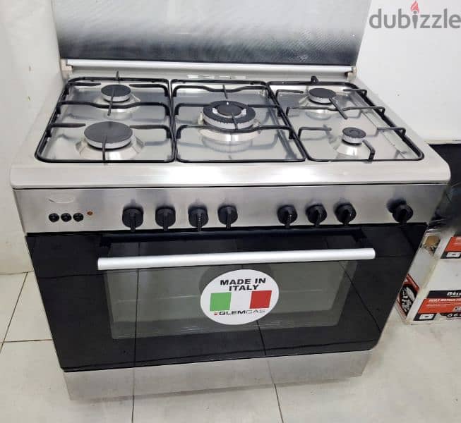 GlemGas Italy 5 Burner 60x90 (USED) Good Working Condition 0