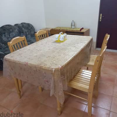 Dining table with chairs for sale