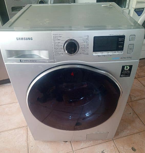 8/6kg samsung washing machin with dryer 0