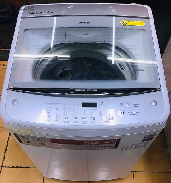 LG washing machine 12/kg good working 1