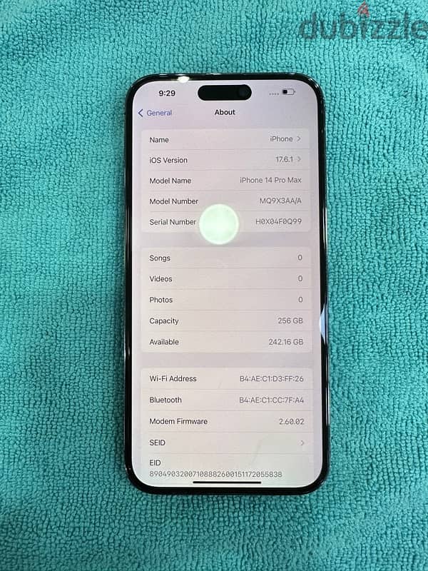 For sale IPhone 14 Pro Max 256GB 1