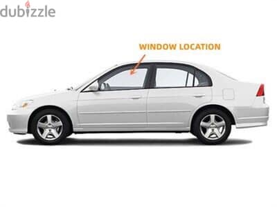 2001-2005 Honda Civic driver window