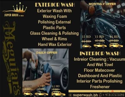 mobile car wash service all over Bahrain