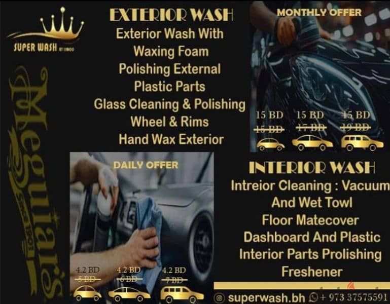 mobile car wash service all over Bahrain 0