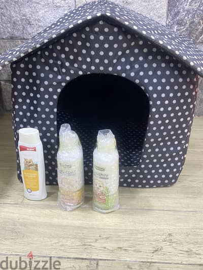 Big Pet house 4 bhd & cat shampoo 3 bd