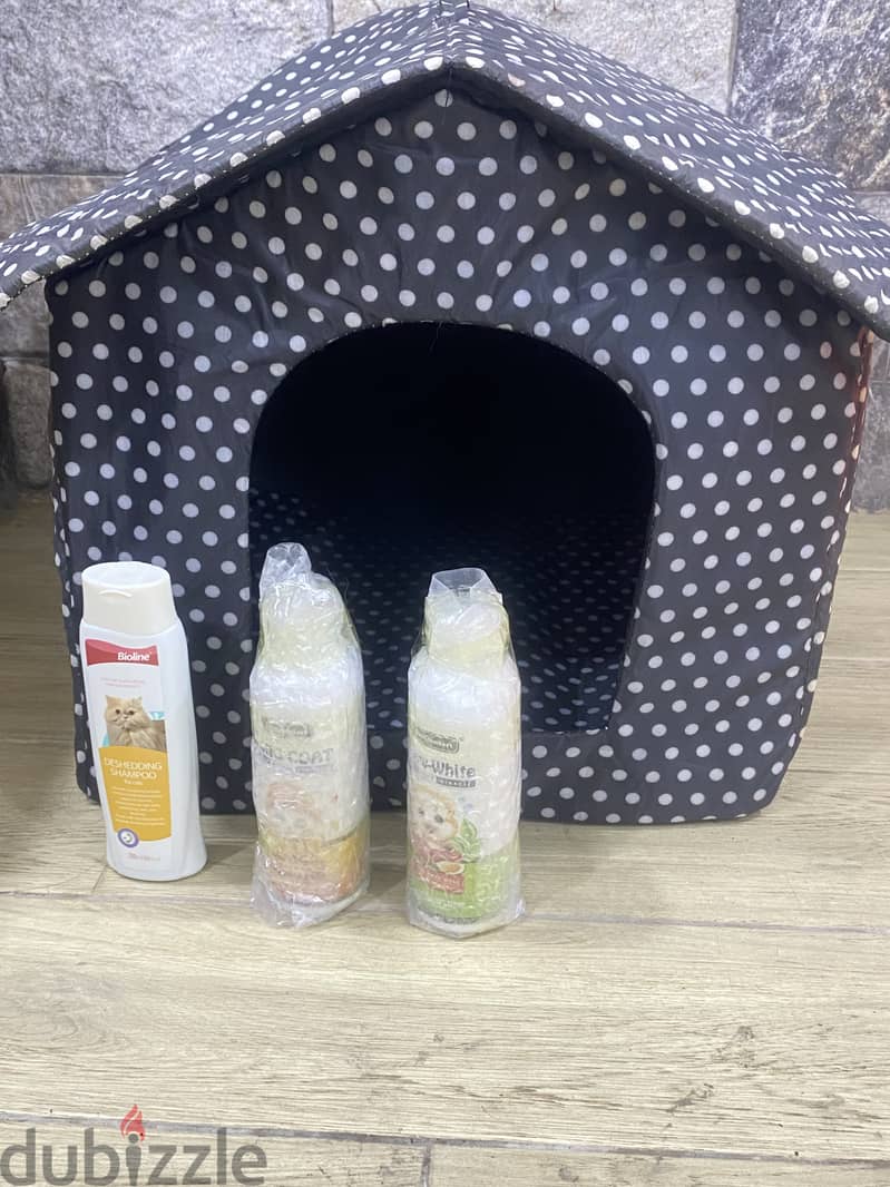 Big Pet house 4 bhd & cat shampoo 3 bd 0