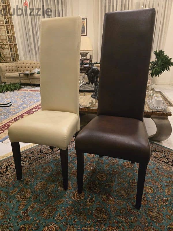 genuine leather chairs 0