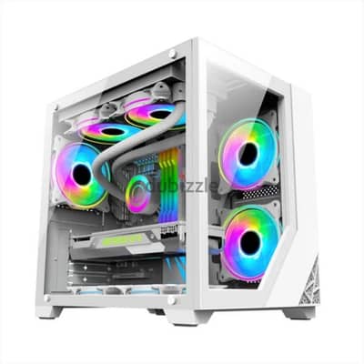 Pc case white color new with box