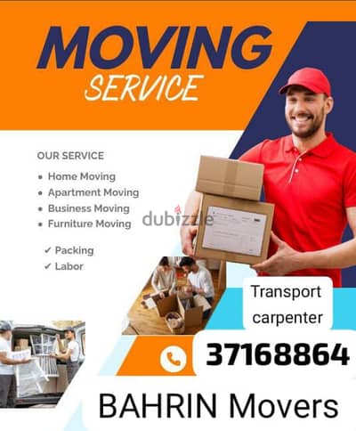 Bahrain mover falt Villa office shop stor shifting