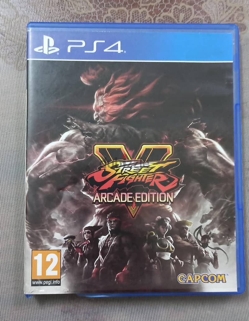 PS4 Game CD Final Fantasy FF 15 Street Fighter 5 4