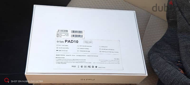 g tablet new condition 8 gb ram 128 gb rom 2