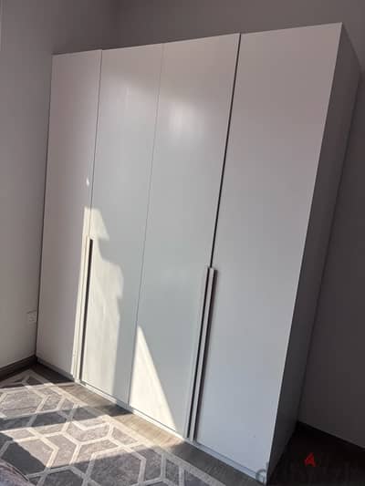 used 4 doors solid wood cupboard for sale