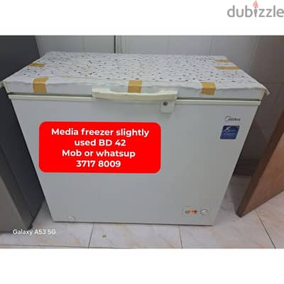 Media freezer and other household items for sale with delivery