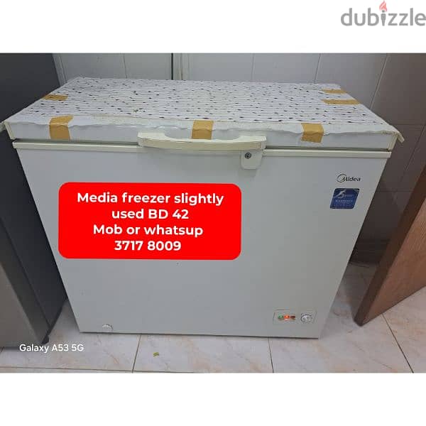 Media freezer and other household items for sale with delivery 0