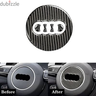 audi steering wheel sticker