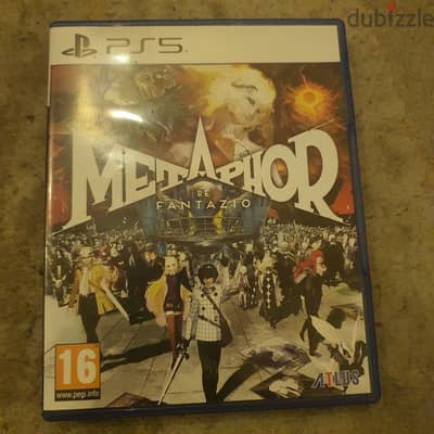 Metaphor refantazio and MGS collection for sale