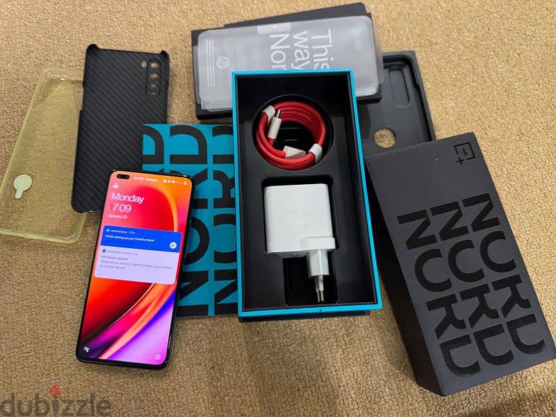 OnePlus Nord 5g ram 12/256 gb complete box just open box 1