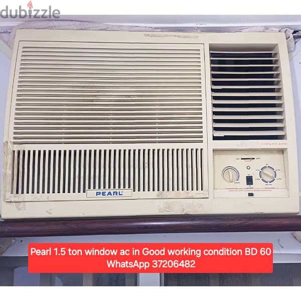 Voltas 1.5 ton Split ac and other items for sale with fixing 6