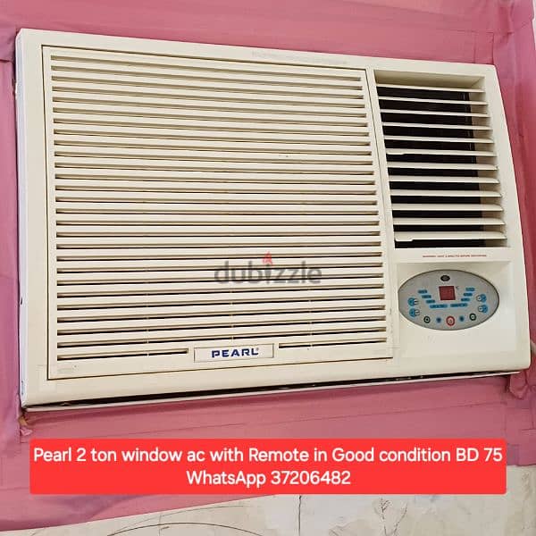 Voltas 1.5 ton Split ac and other items for sale with fixing 7