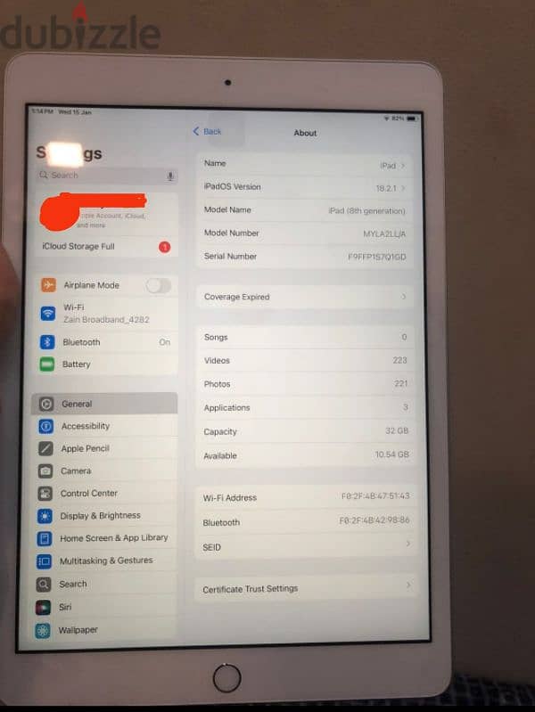 iPad 8 generation 32gb for sell 7