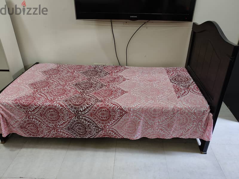 Single bed with mattress for sale 1