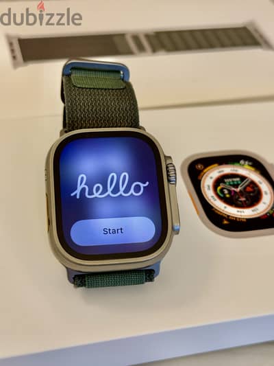 Original Apple Watch Ultra 1 - Green Alpine Loop