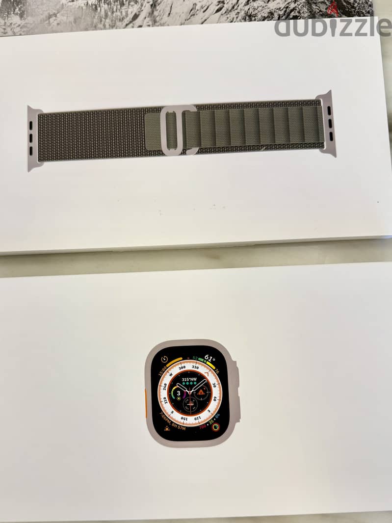 Original Apple Watch Ultra 1 - Green Alpine Loop 4