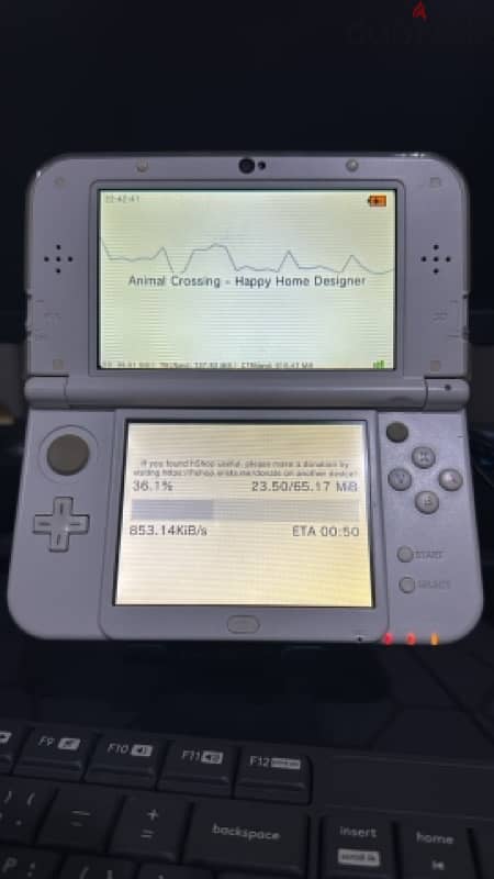 nintendo new 3ds LL , upper ips, 128gb, usb charger 0