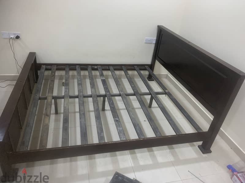 KING SIZE WOOD COT (180x220) 1