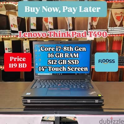 Lenovo ThinkPad T490 - Core i7-8th Gen